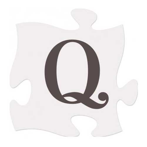 P Graham Dunn Letter Q Puzzle Piece