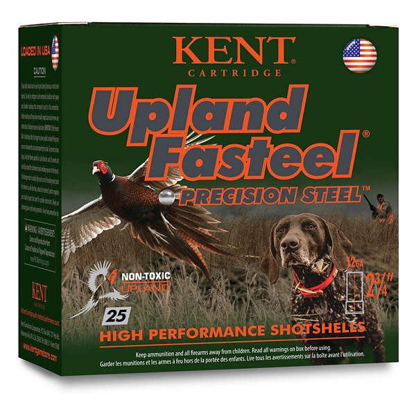 KENT CARTRIDGE Upland Fasteel Non-Toxic 12 Gauge Shotshells
