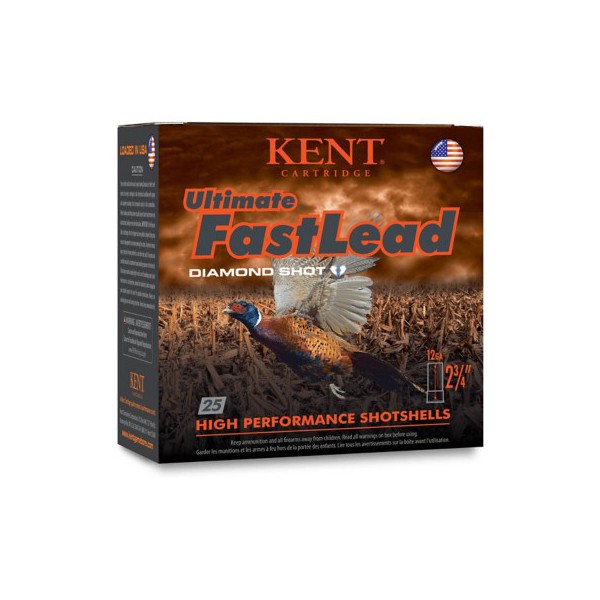KENT CARTRIDGE Ultimate Fast Lead Upland Diamond Shot 12 Gauge Shotshells