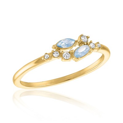 Women's Layers Air Opal CZ Cluster Ring