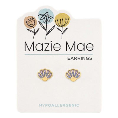 Mazie Mae Seashell Stud Earrings
