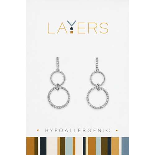 Layers Double Circle Earrings