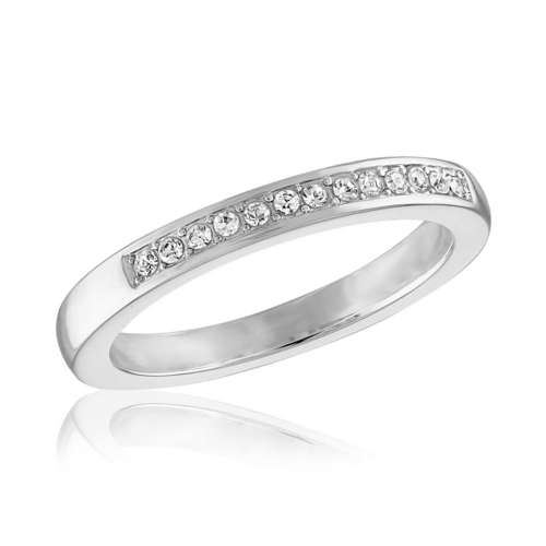 Women's Layers Channel Set CZ Band Ring