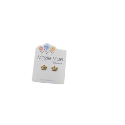 Mazie Mae Crown Stud Earrings - Primary Image