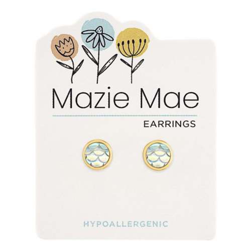 Mazie Mae Mermaid Stud Earrings