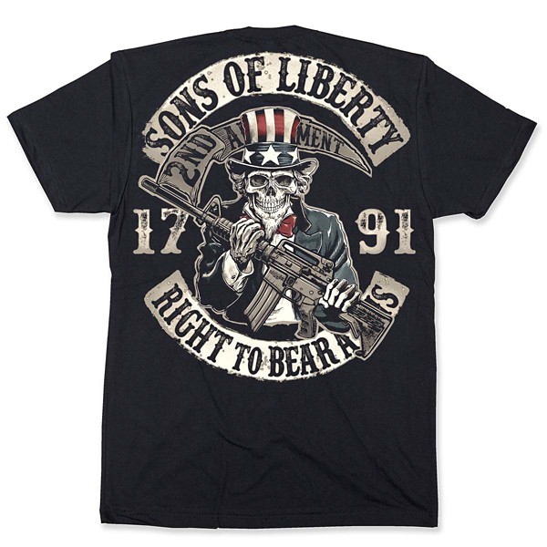 BONE HEAD OUTFITTERS Men's  Sons Of Liberty T-Shirt