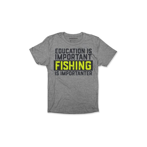 Men's Bone Head Outfitters Fishing Education T-Shirt product image