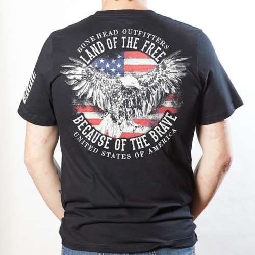 Men's Bone Head Outfitters Winged Eagle T-Shirt