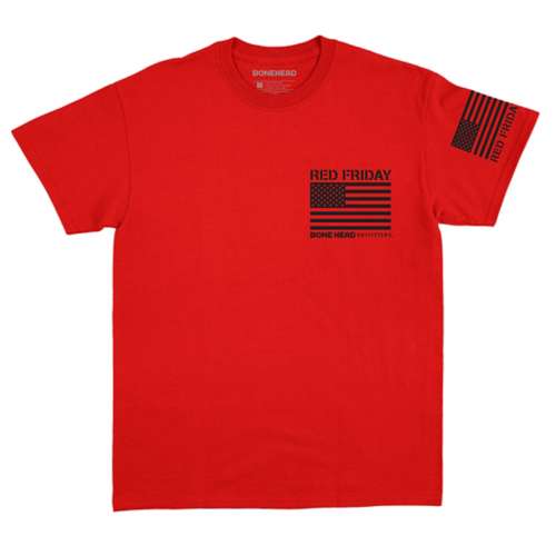 Men's Bone Head Outfitters Classic Red Friday T-Shirt