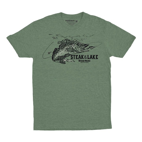 Men's Bone Head Outfitters Steak Of The Lake T-Shirt product image
