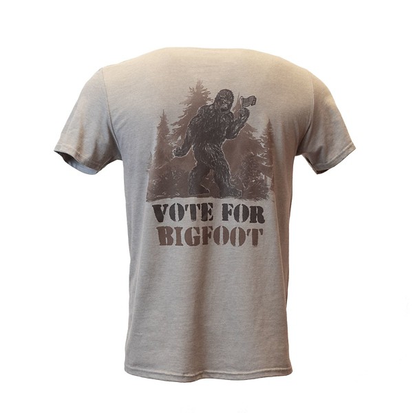 BONE HEAD OUTFITTERS Men's  Vote For Bigfoot T-Shirt