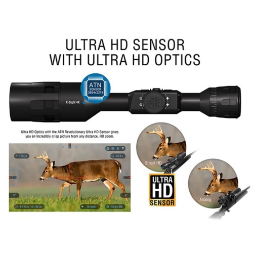 ATN X-Sight 4K Pro 3-14x50 Smart Day/Night Riflescope