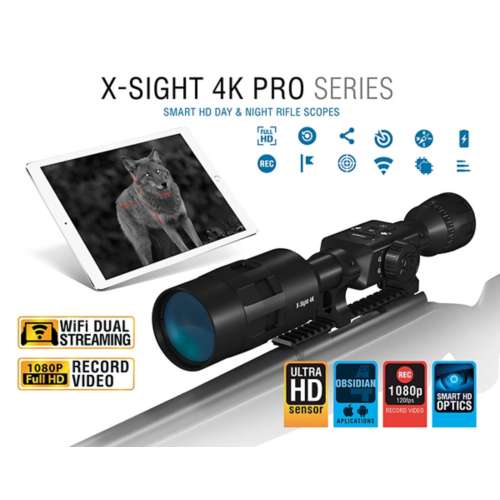 ATN X-Sight 4K Pro 3-14x50 Smart Day/Night Riflescope