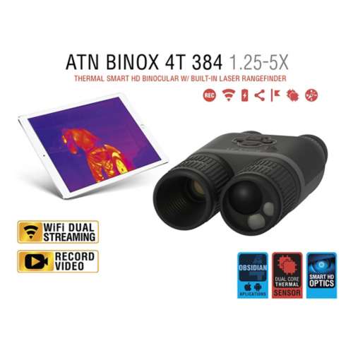 ATN BinoX-4T 2-8x25 Rangefinding Thermal Binoculars