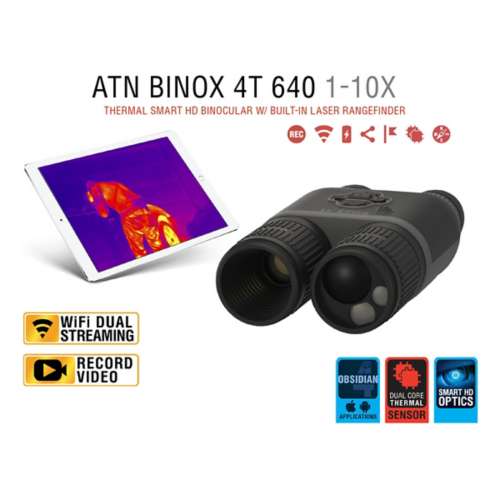 ATN BinoX-4T 1-10x19 Rangefinding Thermal Binoculars