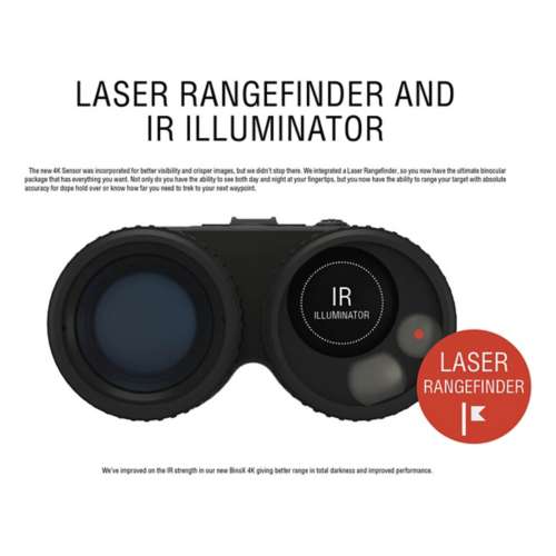ATN BinoX 4K 4-16x Smart Day/Night Laser Rangefinding Binoculars