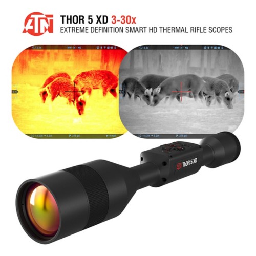 ATN Thor 5 XD 3-30x Thermal Rifle Scope