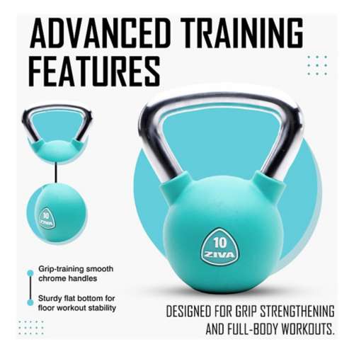 ZIVA Chic Functional Workout Kit - 6 lb Chic Medicine Ball, 15 lb Chic Kettlebell, Chic Speed Jump Rope