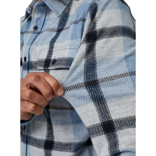 Men's 7 Diamonds Generation 4-Way Stretch Flannel Long Sleeve Button Up Shirt