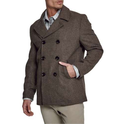 Grilld double breasted hot sale wool pea coat