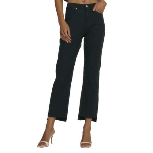 Women's 7Diamonds Kick Crop Relaxed Fit Flare Jeans