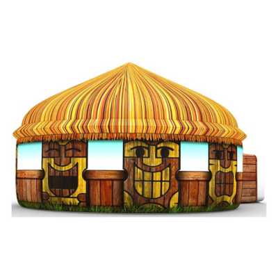 inflatable tiki hut