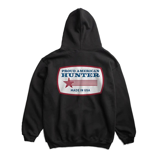 PROUD AMERICAN HUNTER Men's  Badge Hunting Hoodie