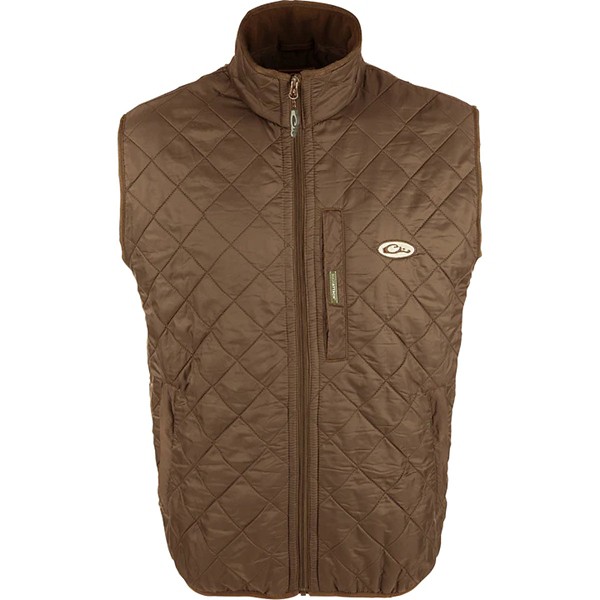 Men's Drake Waterfowl Delta Quilted Fleece Lined Vest - Drake Waterfowl