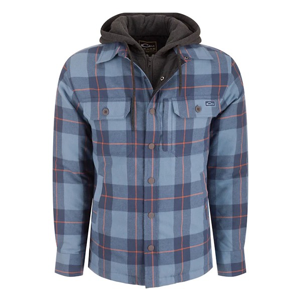 Men's Drake Waterfowl The Campfire Flannel Hoodie - Drake Waterfowl