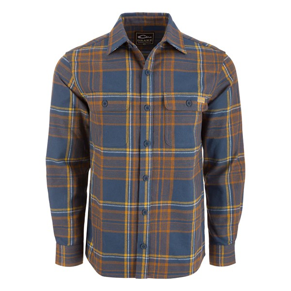 Men's Drake Waterfowl Legacy Plaid Long Sleeve Flannel - Drake Waterfowl