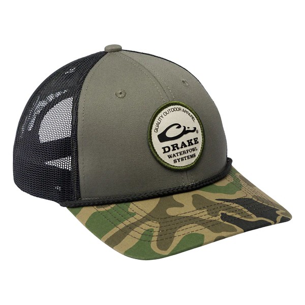 Men's Drake Waterfowl Circle Badge Back Rope Adjustable Hat - Drake Waterfowl