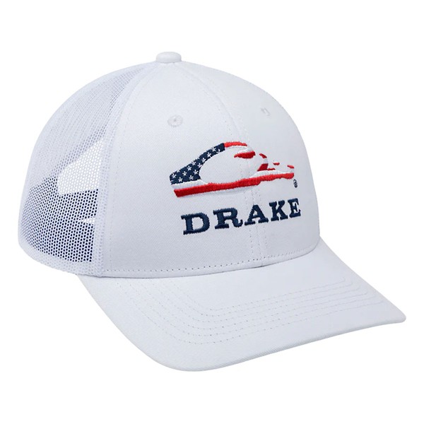 Men's Drake Waterfowl Flag Logo Adjustable Hat - Drake Waterfowl