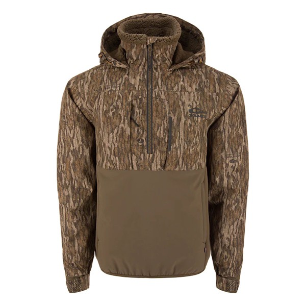 Men's Drake Waterfowl LST BMF Eqwader with Primaloft Half Zip Hooded Jacket - Drake Waterfowl