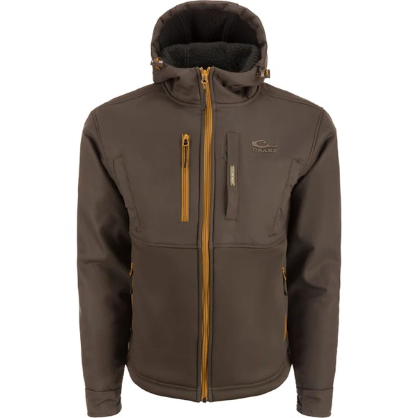 Men's Drake Waterfowl MST Hole Shot Eqwader Hooded Shell Jacket - Drake Waterfowl