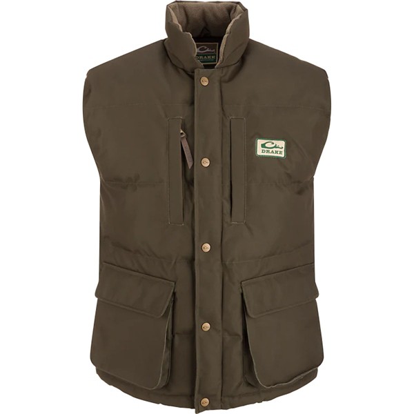 Men's Drake Waterfowl Throwback 80 Featherless Puffer Vest - Drake Waterfowl