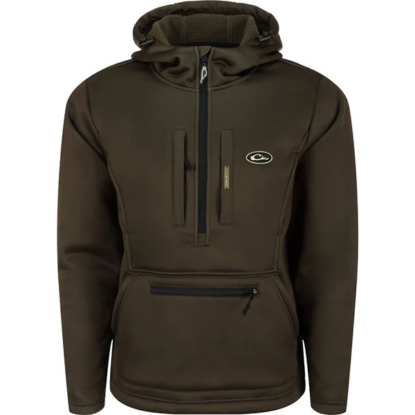 Men's Drake Waterfowl Ultimate Wader Quarter Zip Hoodie 1/4 Zip Pullover - Drake Waterfowl
