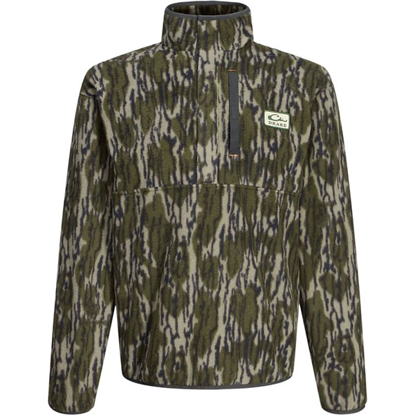 Men's Drake Waterfowl Camp Fleece Limited Edition 1/2 Snap - Drake Waterfowl