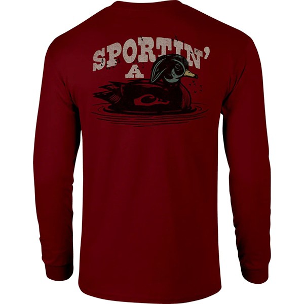 Men's Drake Waterfowl Sportin A Woodie Long Sleeve T-Shirt - Drake Waterfowl