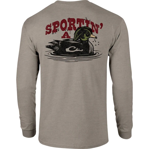 Men's Drake Waterfowl Sportin A Woodie Long Sleeve T-Shirt - Drake Waterfowl