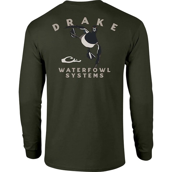 Men's Drake Waterfowl Retro Ringneck Long Sleeve T-Shirt - Drake Waterfowl