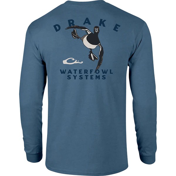 Men's Drake Waterfowl Retro Ringneck Long Sleeve T-Shirt - Drake Waterfowl