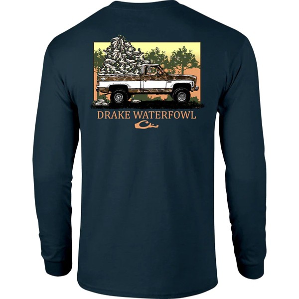 Men's Drake Waterfowl Decoy Overland Long Sleeve T-Shirt - Drake Waterfowl