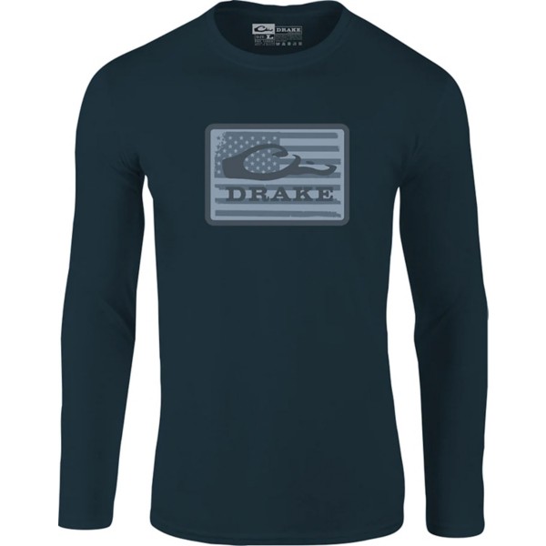 Men's Drake Waterfowl Graphic Work Long Sleeve T-Shirt - Drake Waterfowl
