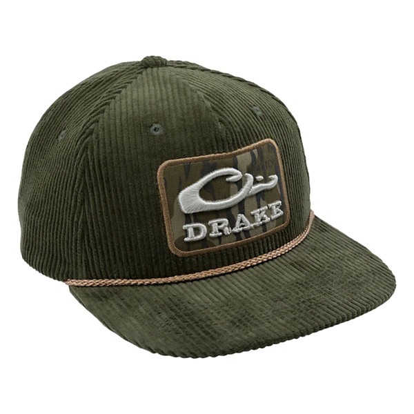 Men's Drake Waterfowl OG Bottomland Patch Cord Rope Adjustable Hat - Drake Waterfowl