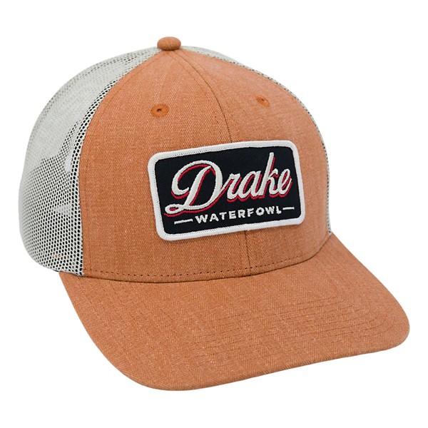 Men's Drake Waterfowl Herringbone Patch Mesh Back Adjustable Hat - Drake Waterfowl