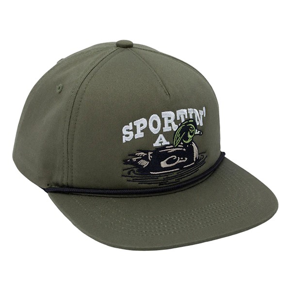 Men's Drake Waterfowl Sportin' A Woodie Rope Snapback Hat - Drake Waterfowl