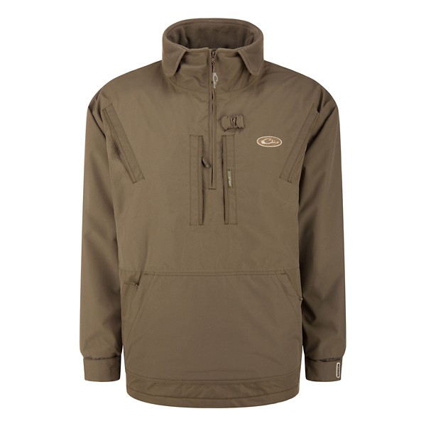 Men's Drake Waterfowl MST Waterproof Fleece Lined 1/4 Zip Jacket - Drake Waterfowl
