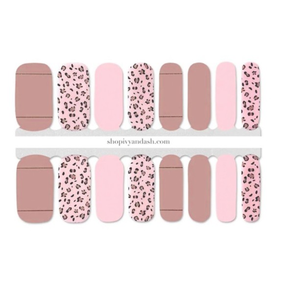 Women's Ivy And Ash Luxe Leopard Nail Wrap Set product image