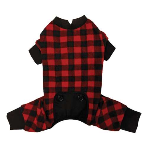Fashion Pet Buffalo Plaid Dog Pajamas