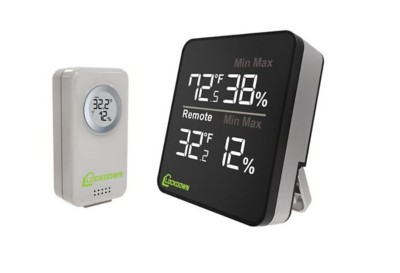 LOCKDOWN Digital Hygrometer for Temperature and Humidity